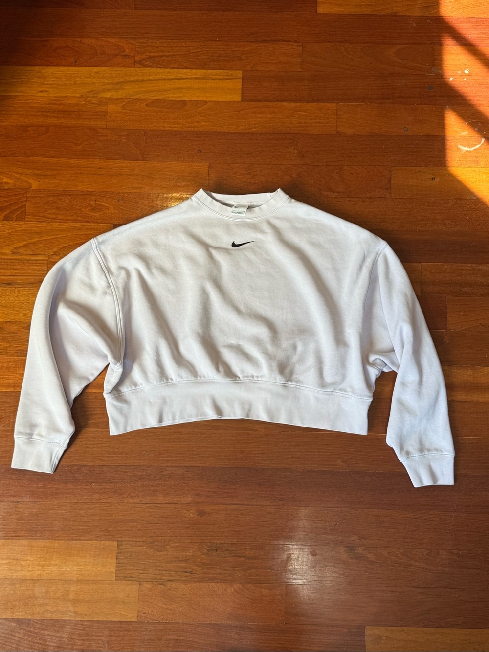 Nike Sportswear Phoenix Fleece Women’s Oversized Cropped Crewneck Pale Lilac Sm